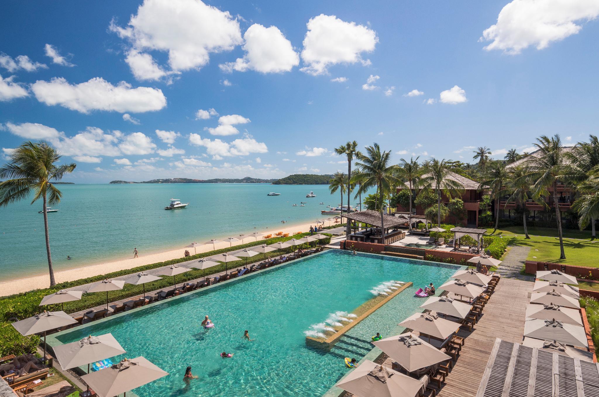 Hansar Samui Resort & Spa - Sha Extra Plus Bophut Exterior foto The swimming pool at the resort